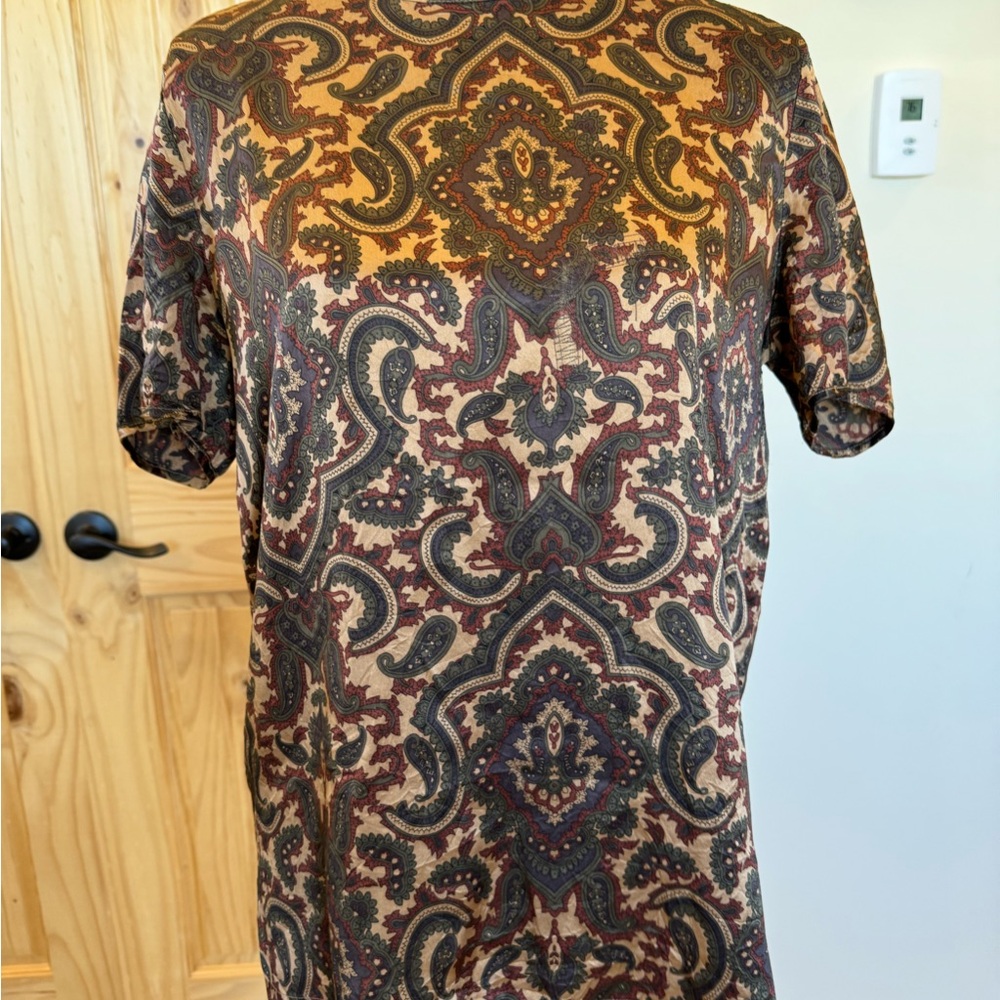 Paisley Print Top